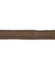 Schumacher Trim Cotton Strie Tape Narrow Chestnut