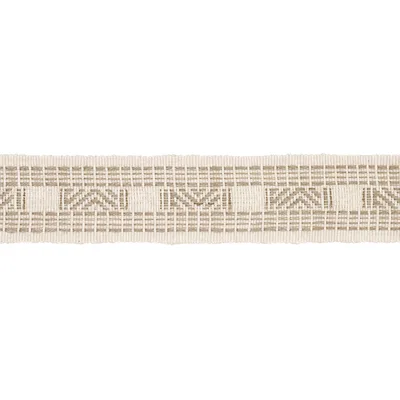 Schumacher Trim Nael Linen Cotton Tape Oyster