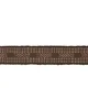 Schumacher Trim Nael Linen Cotton Tape Cedar Brown