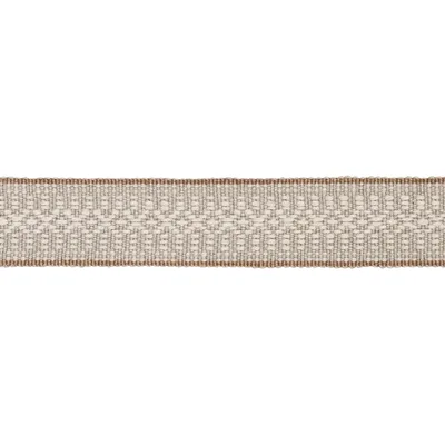 Schumacher Trim Helena Linen Cotton Tape Natural