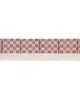 Schumacher Trim Skyline Plaid Fringe Merlot