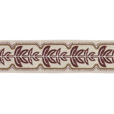Schumacher Trim High Line Tape Merlot
