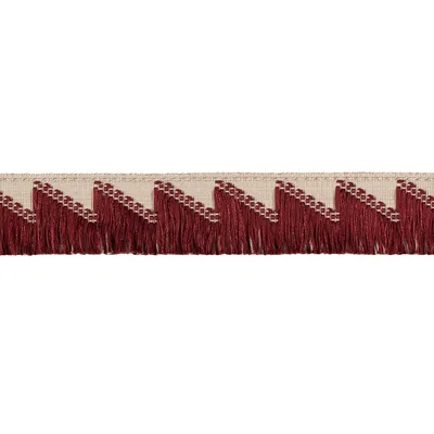 Schumacher Trim Trace Of Connection Fringe Merlot