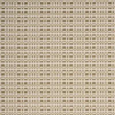 Schumacher Fabric Marja Plaid Performance Neutral