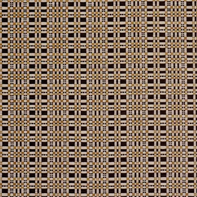 Schumacher Fabric Marja Plaid Performance Brown