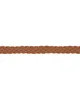 Schumacher Trim Pondera Leather Braid Camel