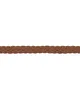 Schumacher Trim Pondera Leather Braid Brown