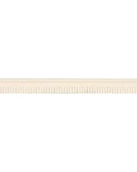 Burnham Narrow Leather Piping Ivory by   