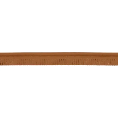 Schumacher Trim Burnham Narrow Leather Piping Camel