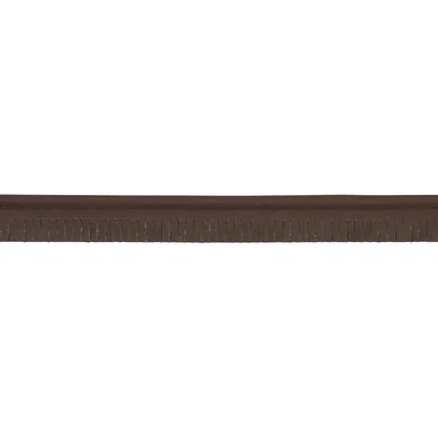Schumacher Trim Burnham Narrow Leather Piping Dark Brown