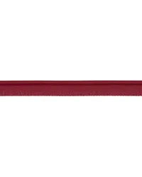 Burnham Narrow Leather Piping Red by   
