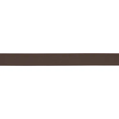 Schumacher Trim Frazer Narrow Leather Trim Dark Brown
