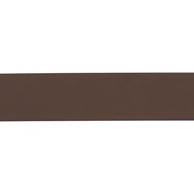 Schumacher Trim Frazer Wide Leather Trim Dark Brown
