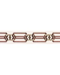 Corinne Tape Rust & Beige by   