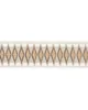 Schumacher Trim Mireille Velvet Tape Neutral