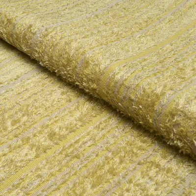 Schumacher Fabric Groove Cut Velvet Mimosa Glow