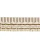 Schumacher Trim Groove Fringe Sand