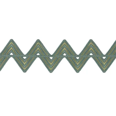 Schumacher Trim Mesmeric Trim Verdant Sky
