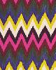 Schumacher Fabric Adras Ikat Print Jewel
