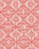 Schumacher Fabric Amazing Maze Coral