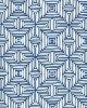 Schumacher Fabric Amazing Maze Ocean