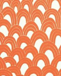 Arches Print Orange by   