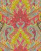 Schumacher Fabric Cambay Paisley Print Parrot