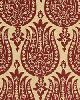 Schumacher Fabric Izmir Chenille Red Earth