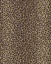 Leopard Linen Print 174840 Java by  Schumacher Fabric 