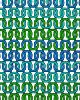 Schumacher Fabric Loop de Loop Print Azure