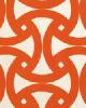 Schumacher Fabric Santorini Print Persimmon