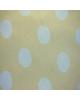 Shannon Fabrics Silky Satin Jumbo Dot Yellow
