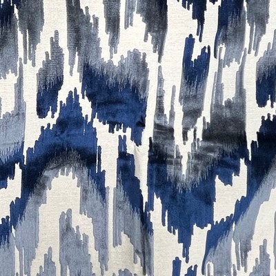 TFA Ettica Navy in Textile Fabrics Associates Multipurpose Rayon  Blend Fire Rated Fabric Patterned Chenille  Abstract  Fire Retardant Velvet and Chenille  Fire Retardant Upholstery  Patterned Velvet   Fabric