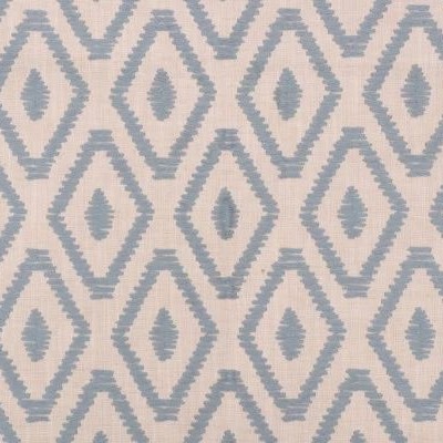 Valiant Canyon Dresden New 2022 Blue Multipurpose P  Blend Crewel and Embroidered  Southwestern Diamond  Contemporary Diamond  Fabric