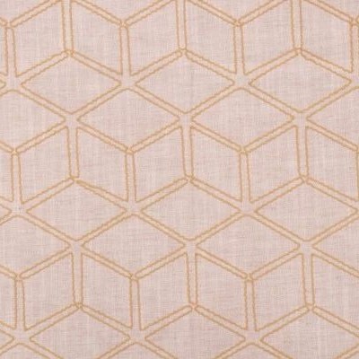 Valiant Optic Wheat New 2022 Beige Multipurpose P  Blend Geometric  Squares  Crewel and Embroidered  Fabric