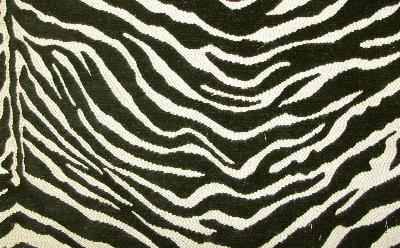 Valiant Zebra Natural Hanging Samples 2008 Beige Polyester  Blend Animal Print  Patterned Chenille  Fabric