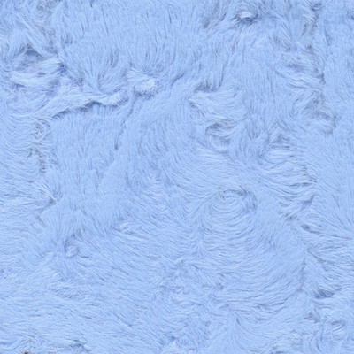 Wimpfheimer Velvet Crushed Rabbit Blue Faux Fur Blue Craft-Quilting Polyester Polyester Faux Fur  Fabric