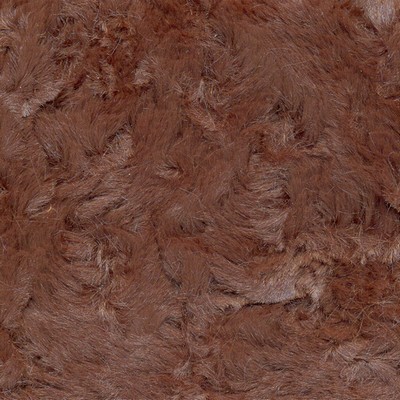 Wimpfheimer Velvet Crushed Rabbit Brown Faux Fur Brown Craft-Quilting Polyester Polyester Faux Fur  Fabric
