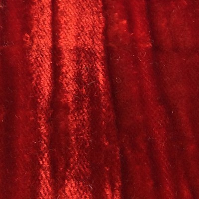 Wimpfheimer Velvet Mars Crushed Velvet Scarlet Velvet Red Drapery Polyester Polyester Contemporary Velvet  Solid Velvet  Fabric