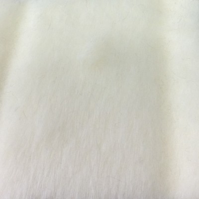 Wimpfheimer Velvet Mink White Faux Fur White Craft-Quilting Modacrylic  Blend Faux Fur  Fabric