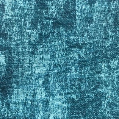 Brody Turquoise new2020 Blue Multipurpose Polyester Polyester Fire Rated Fabric Solid Color Chenille  Fire Retardant Velvet and Chenille  Fabric