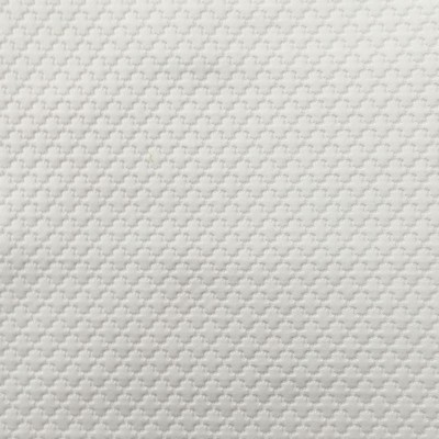 Geo White Oakley Collection White Drapery-Upholstery Cotton  Blend Fire Rated Fabric Heavy Duty Quatrefoil  Fabric