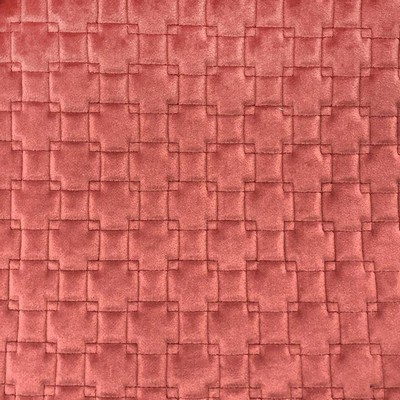 Kerry Rose new2020 Pink Upholstery POLYESTER POLYESTER Fire Rated Fabric Quilted Matelasse  Contemporary Velvet  Fabric
