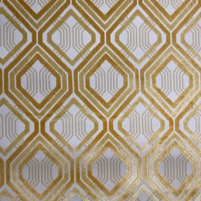 Stefano Mimosa new2020 Yellow Upholstery POLYESTER POLYESTER Geometric  Patterned Velvet  Fabric