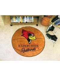 Illinois State Redbirds Basketball Rug by   