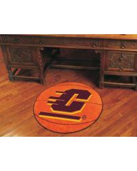 Central Michigan Chippewas Basketball Rug by   