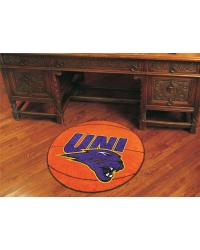 Northern Iowa Panthers Basketball Rug by   