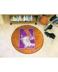 Northwestern University Wildcats Basketball Rug by   