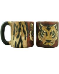 Tiger Round Stoneware Mug  by   