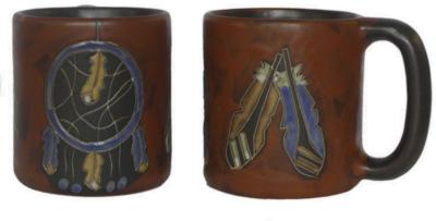 Mara Dream Catcher Round Stoneware Mug round mugs 2014 510W4  Round Mugs 
